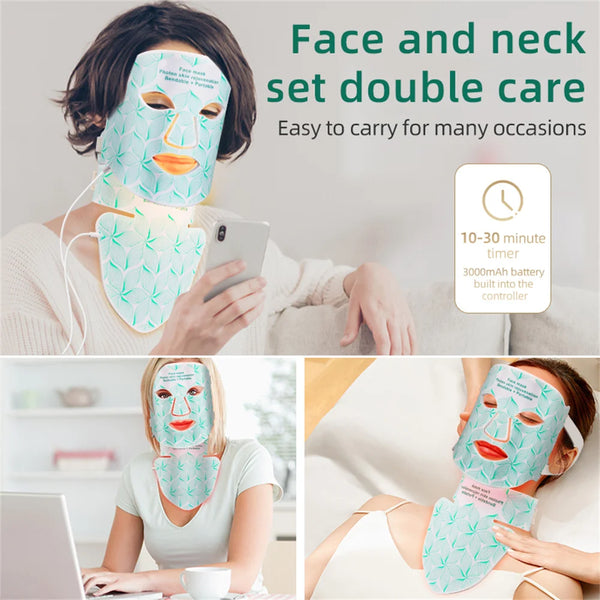 LumenGlow LED Face & Neck Mask