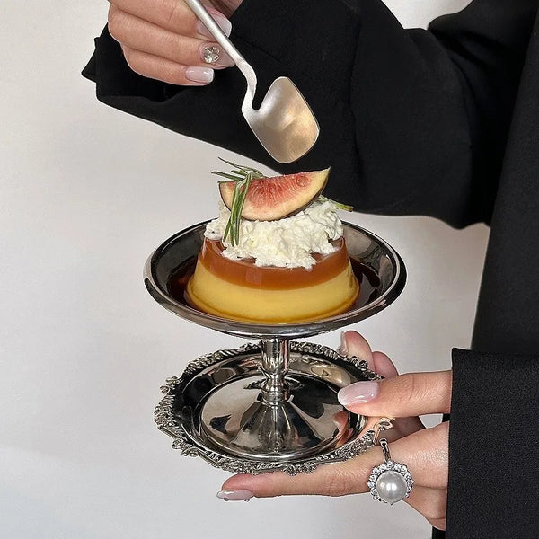 Retro Stainless Dessert Goblets
